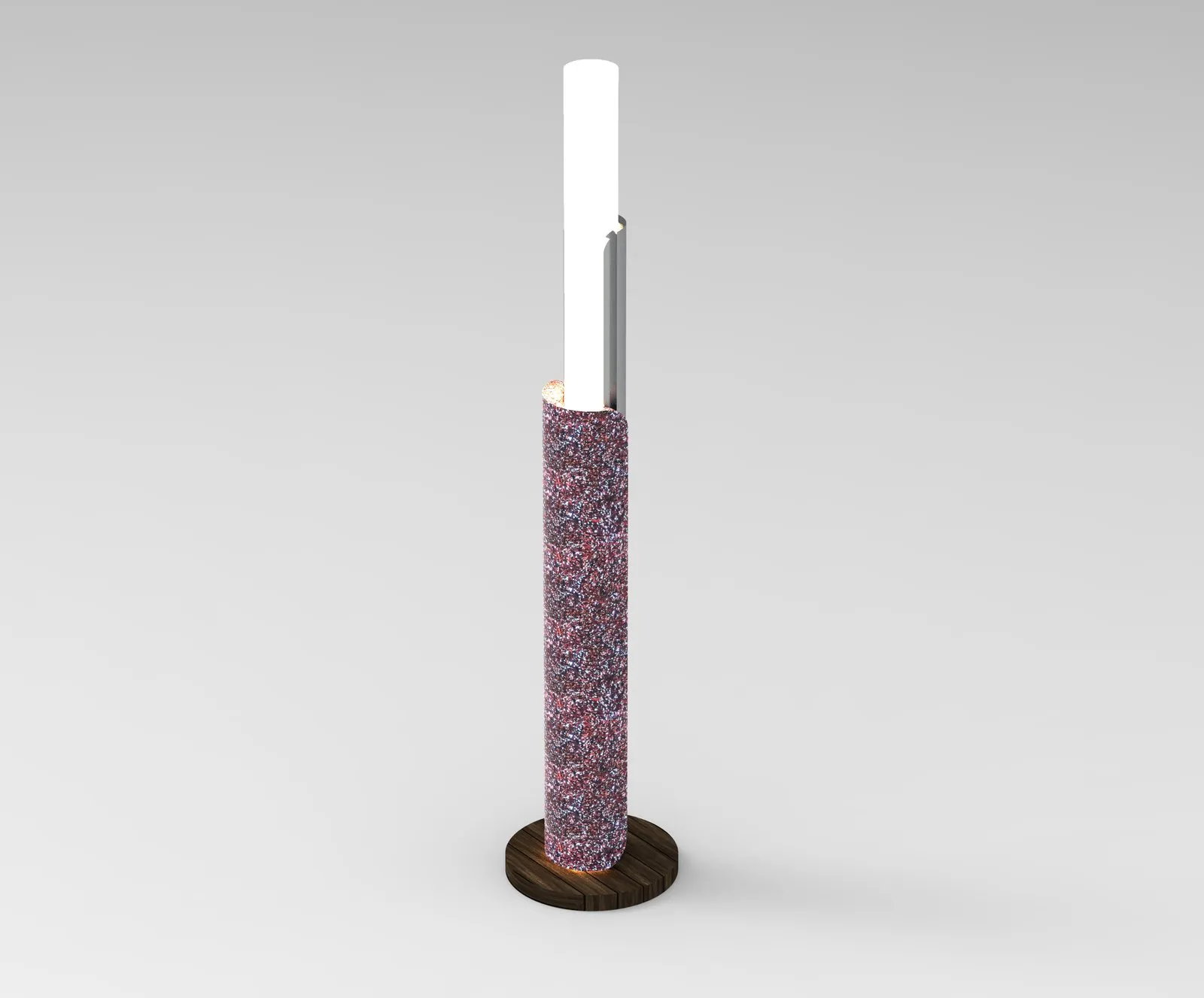 Lampe Colonne sur pied, vue rapprochée