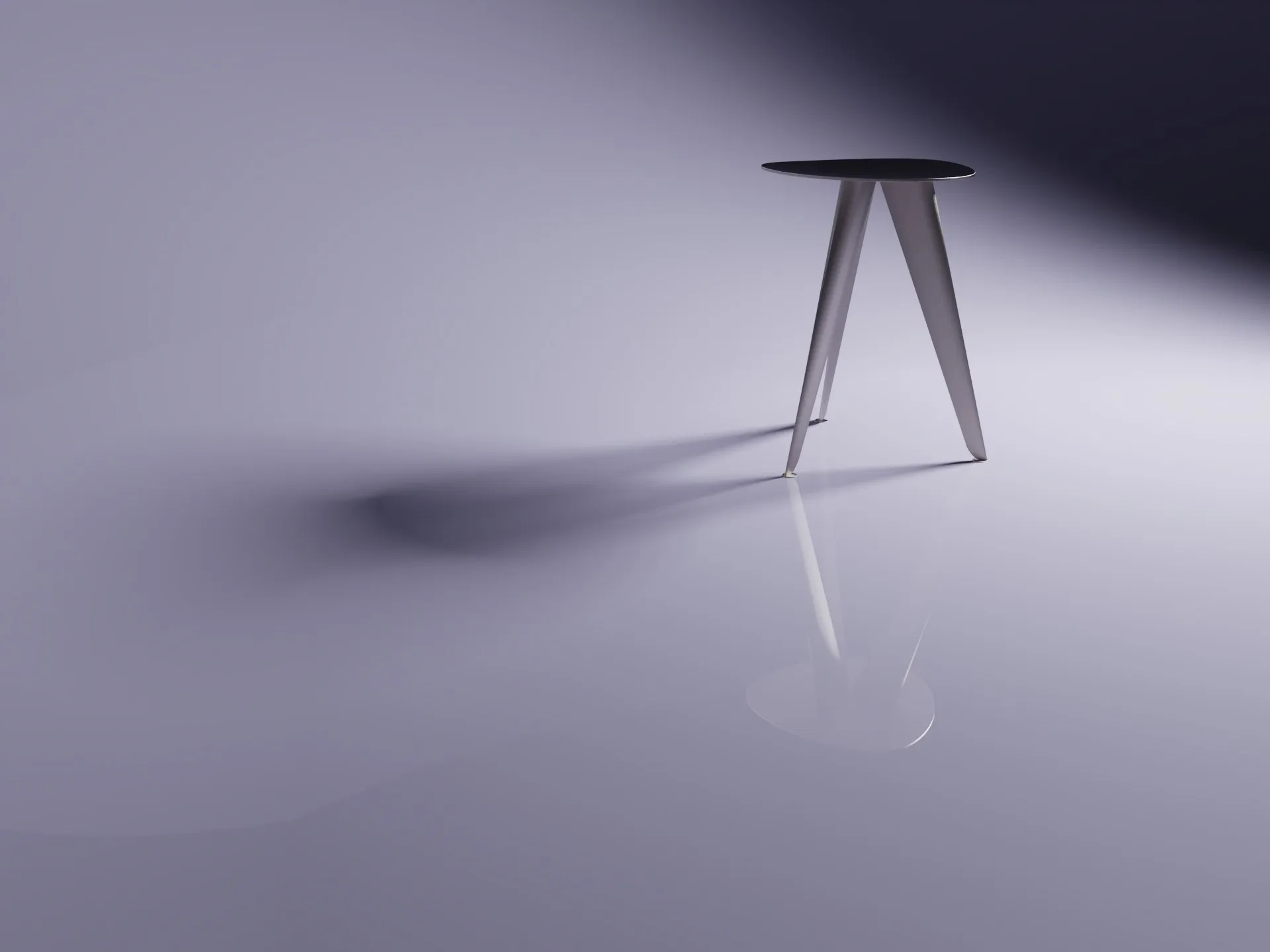 Tabouret en aluminium