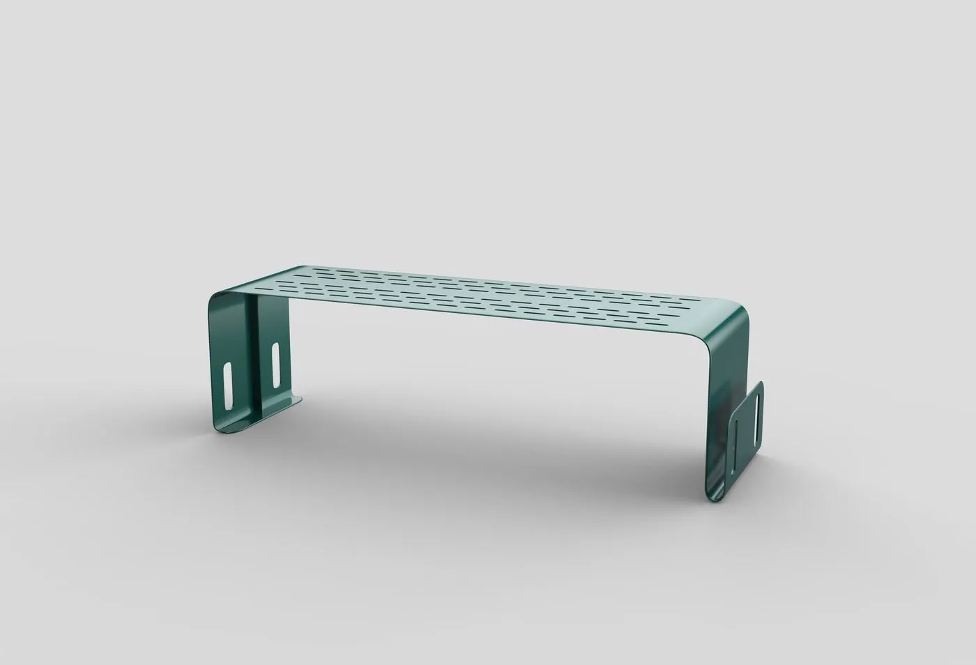 Banco au sol, coloris vert