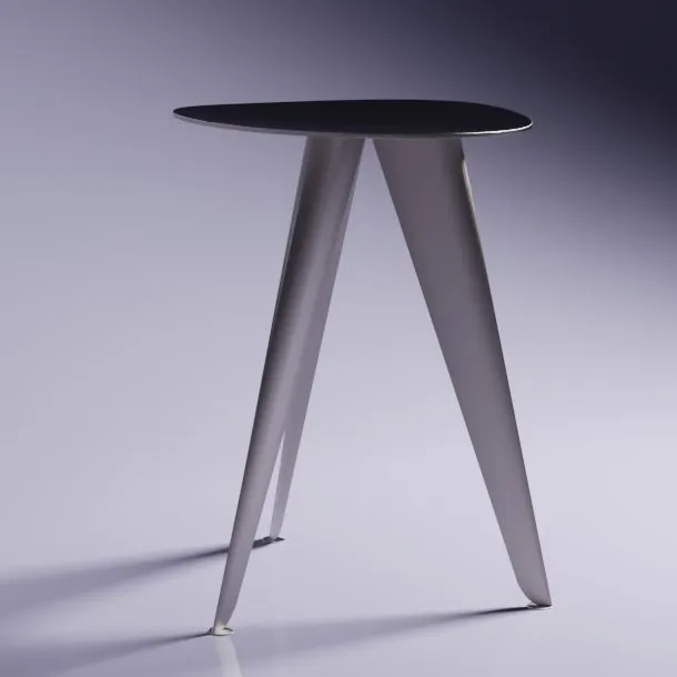 Tabouret en aluminium